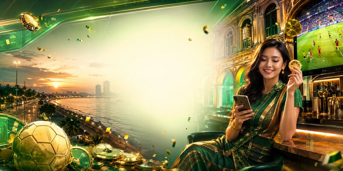 Pemain menggunakan telefon untuk log masuk ke kasino dadu Malaysia